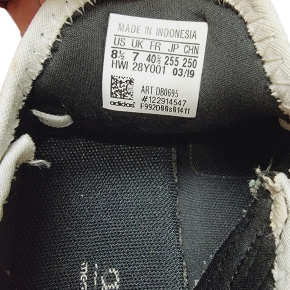 Adidas Gray Sneakers Cloudfoam Pure Running Shoes Size 8.5 - Picture 9 of 9